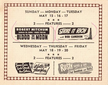 Drayton Theatre - Old Ad (newer photo)